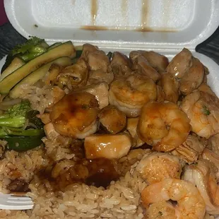 Chicken and Shrimp Hibachi