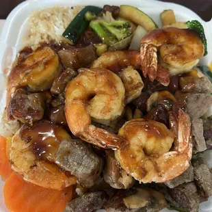 Steak and Shrimp Hibachi