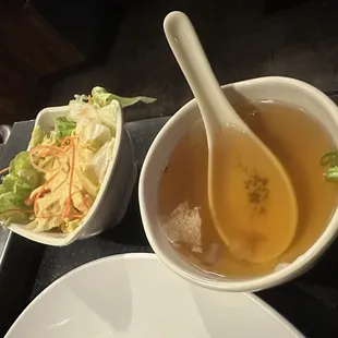 Hibachi Soup and Side Salad