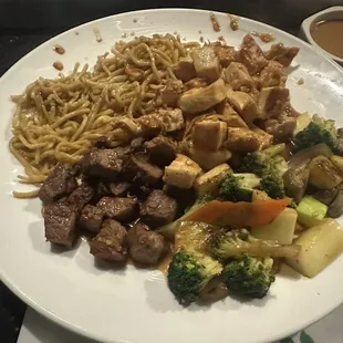 Hibachi Chicken and Steak