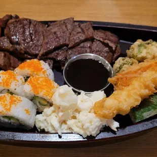a plate of food