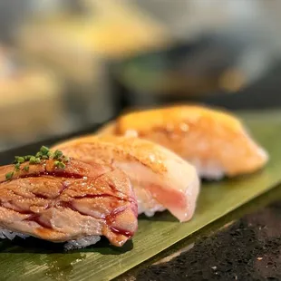 sushi, sashimi, sushi and sashimi, food