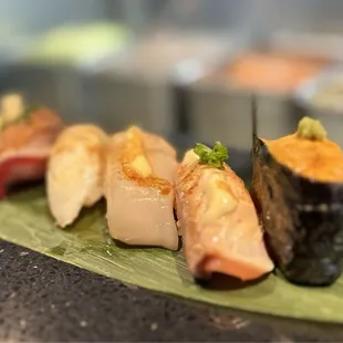sashimi, sushi, sushi and sashimi, food