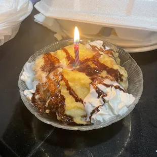 Fried ice cream