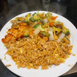 13. Shrimp and Chicken Hibachi Dinner