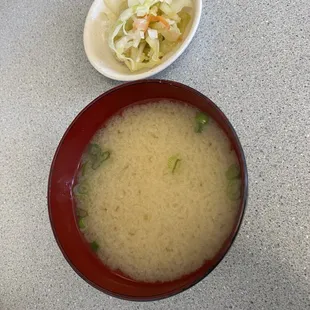 Miso Soup and Tsukemono