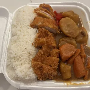 Chicken katsu curry
