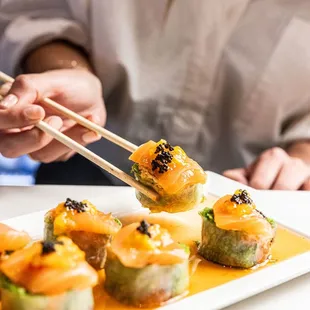 sushi and sashimi, food