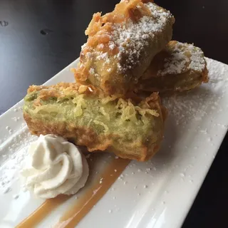 Tempura Green Tea Cheesecake