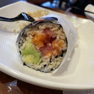 Sushi Burrito with Seaweed Wrap