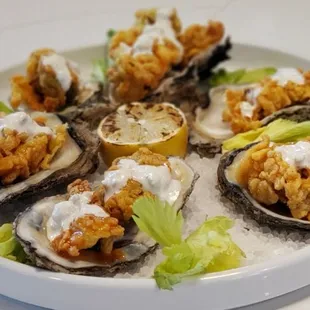 Buffalo style oysters