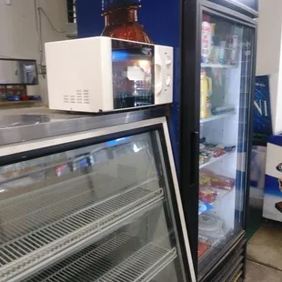 They&apos;ve got a microwave on display but apparently it&apos;s not for customers. They should probably put it somewhere away from the customers then