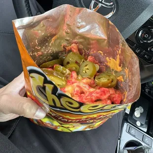 Only liquor I know that have cheese and jalapeño for my chips!