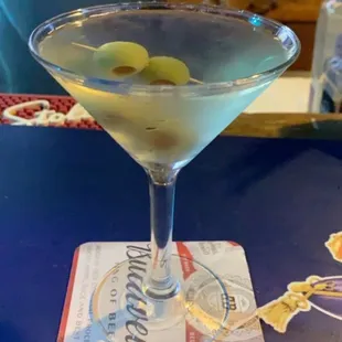 Martini, bar area