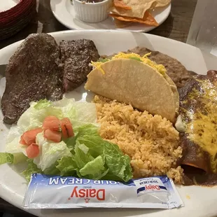 a plate of food