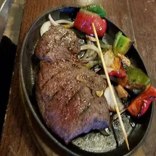 10oz steak... super moist and flavorful