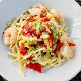 Linguini Scampi al Limone