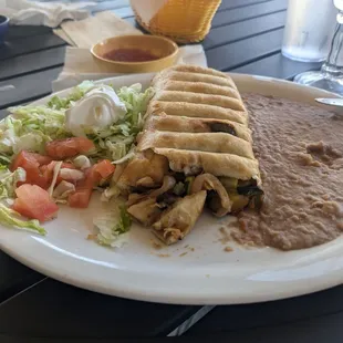 Veggie chimichanga