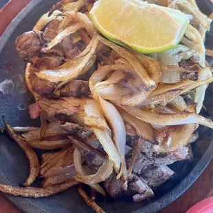 Beef fajitas. 7/10