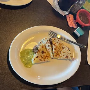 Kids quesadilla with fajita