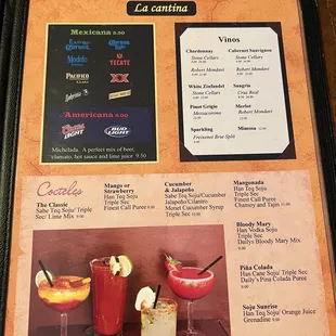Menu as of 3/22/24