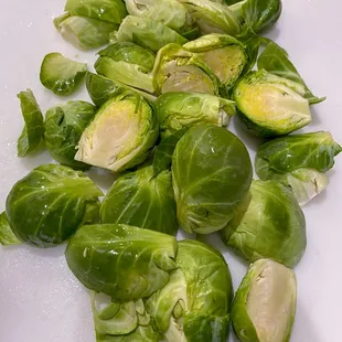 Esculent Ingredient. Brussel Sprouts uniquely and deliciously made.