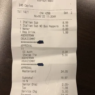 Website &amp; menu indicate $7.59 but we were charged $8.99. Wish I had noticed while still at the restaurant.  :(