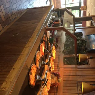 interior, sushi and sashimi