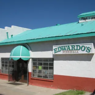 the front of the restaurant