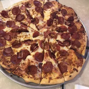 Pepperoni &amp; Ham Pizza