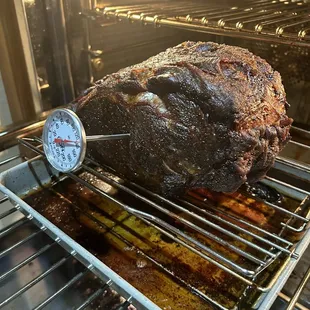 Wow, this rib roast is going to be fantastic