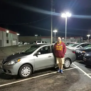 It looked so great under the lights at night!!