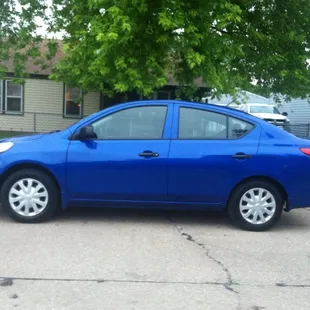 My metallic blue beauty!! Thanks to Edward's Nissan!!