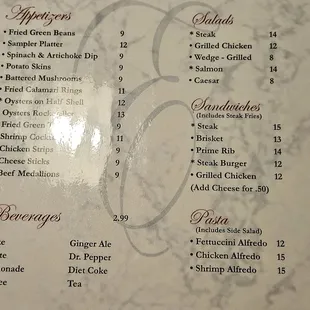 Maybe I should go easy on menus