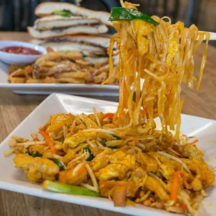 Oodles of Noodles also you can Make it Veggie $9 for lunch Thursday &amp; Friday,Delicious food and great Cocktails with $3 Happy Hour