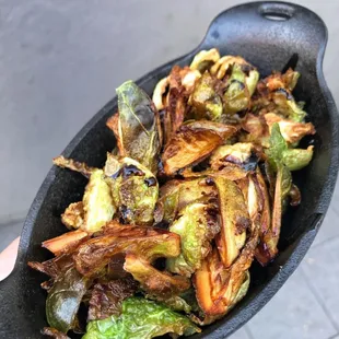 Monday Madness with 50% Off all Appetizers and Bar 4pm-close, try our Crispy Brussels Sprout with Truffle Oil Balsamic Vinegar.