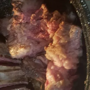 Three spare ribs.