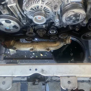 Timing belt replacement