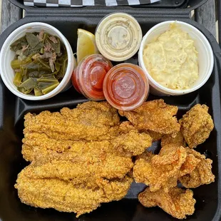 Combo with whiting &amp; oysters