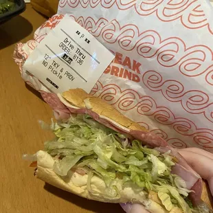 What's in this photo? NOT turkey and provolone sub :(