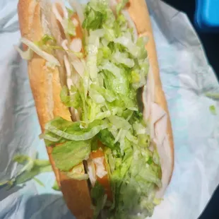 1/2 turkey/prov....good