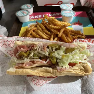 Got my normal go to Original Grinder and fries.