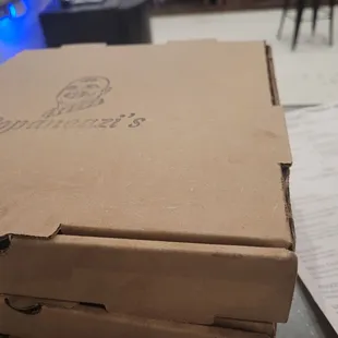 Pizza delivered from Copaneazi's.