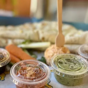 eet Bread Service with Pimento Whipped Paneer