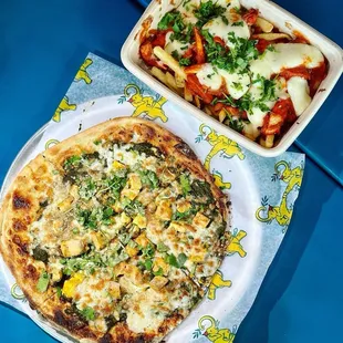 Saag Paneer Naan Flatbread and Tandoori Chicken Poutine