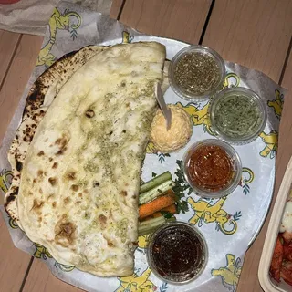 Beer Cheese Flat Bread