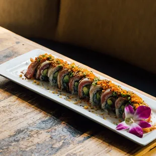 sushi, sushi and sashimi, sashimi, food