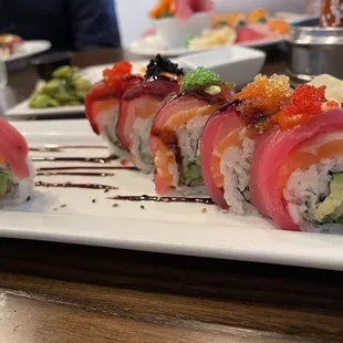 food, sushi and sashimi