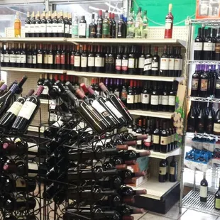 Also a good selection of wine!