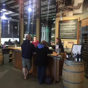 Visit our tasting room in Woodinville too and have a peek into the working cellar!